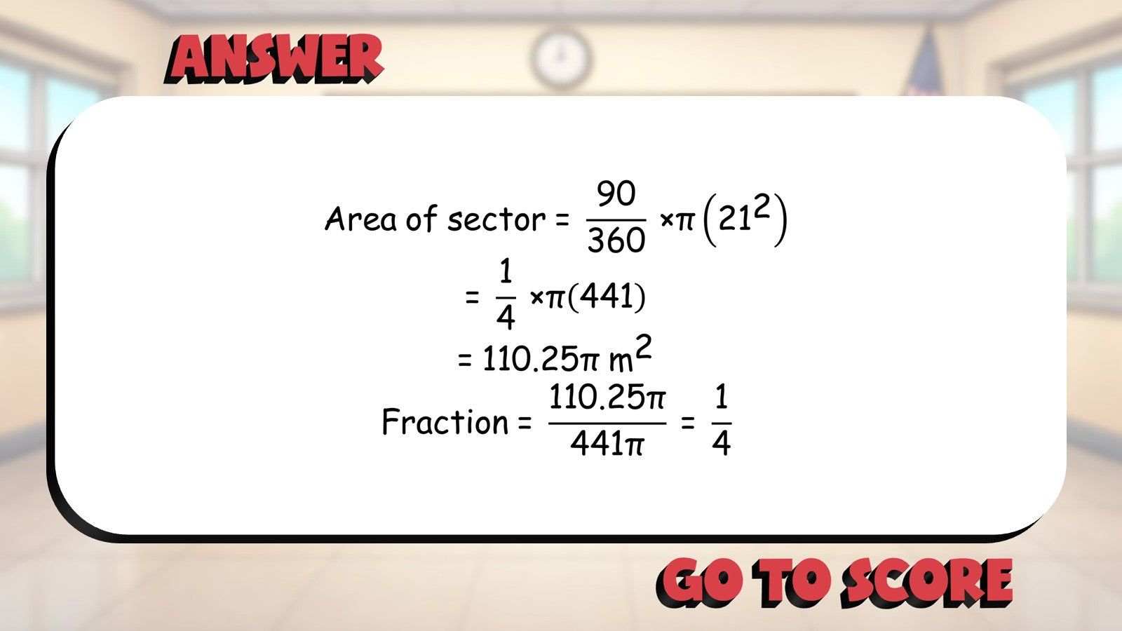 Area of a Sector BIG TERRIBLE GAME - No Prep Geometry Math Review Activity