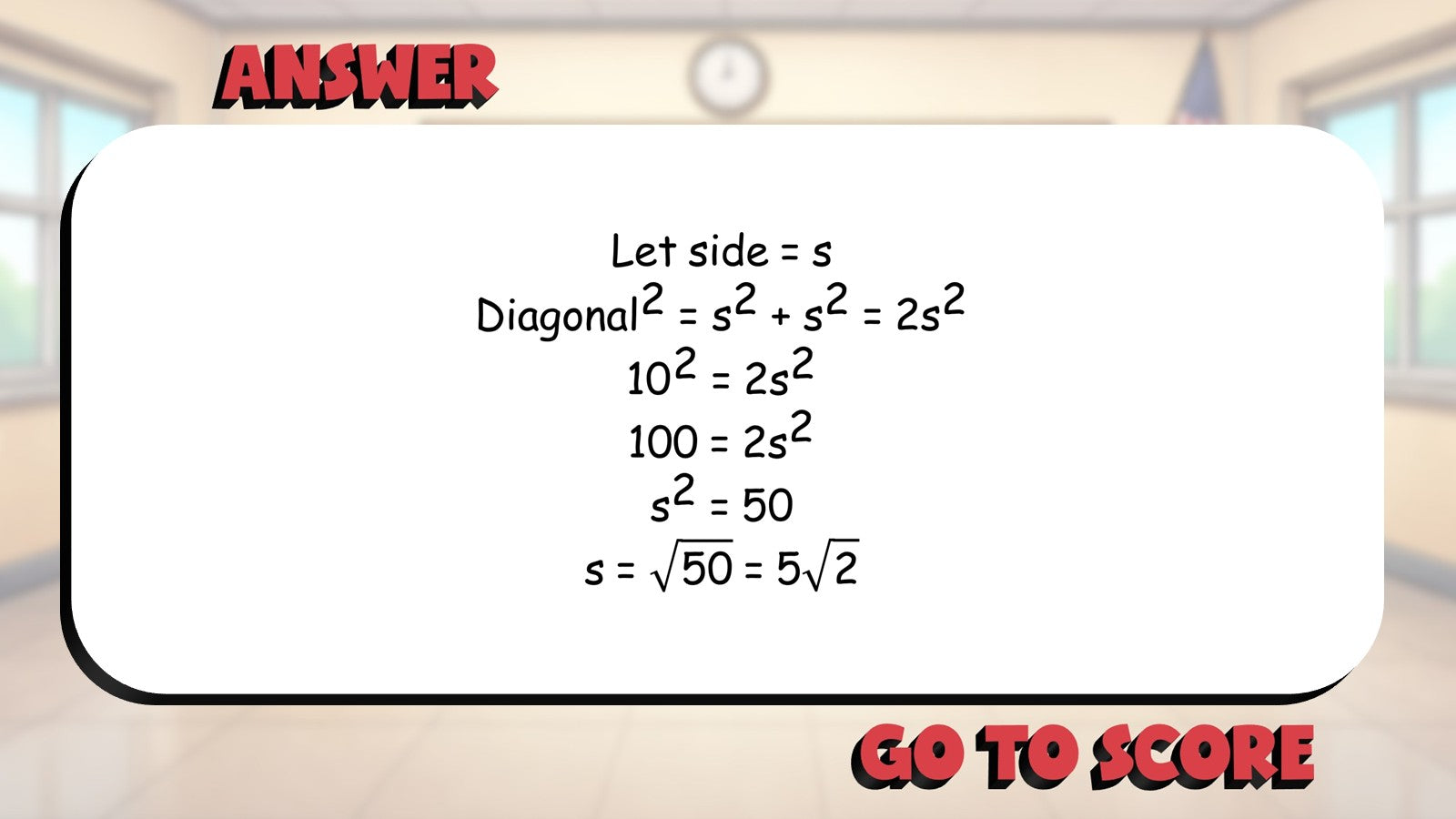 Pythagorean Triples BIG TERRIBLE GAME - No Prep Geometry Math Review Activity
