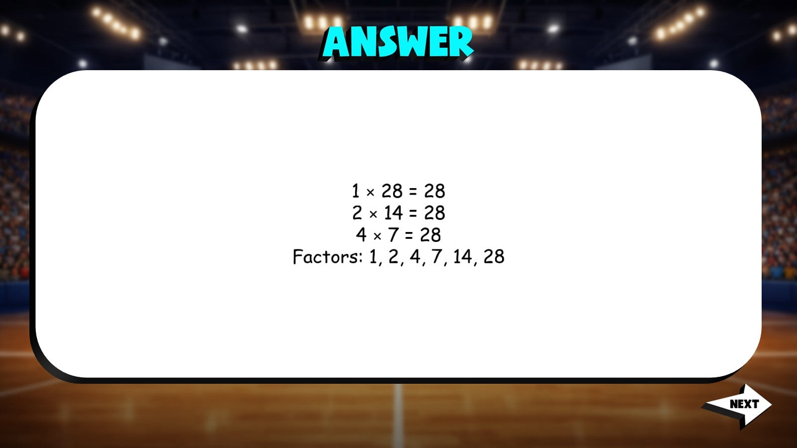 Factors TRASHKETBALL Math Game - No Prep Grade 4 Review Activity