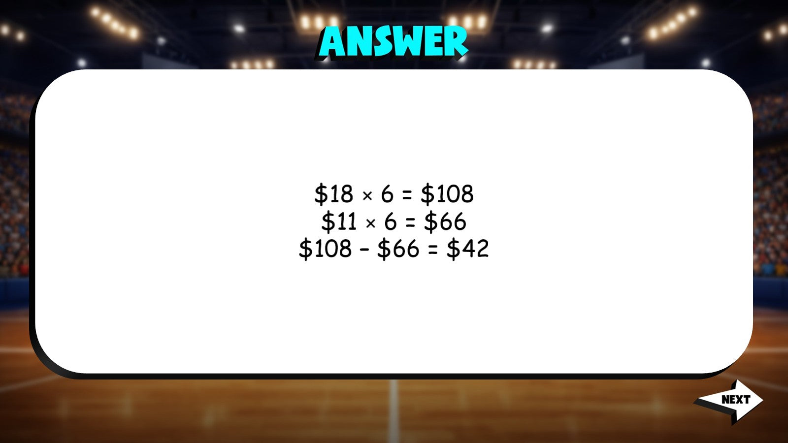 Determine Profit from Sales TRASHKETBALL Math Game - No Prep Grade 6 Review