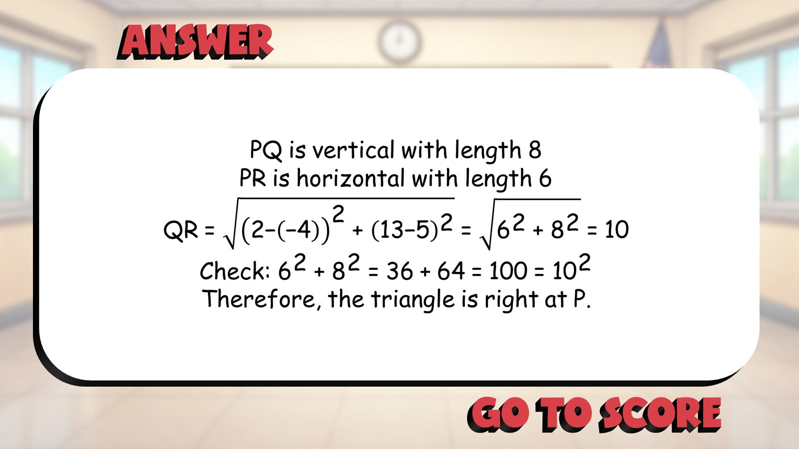 Converse of Pythagorean Theorem BIG TERRIBLE GAME - No Prep Geometry Math Review