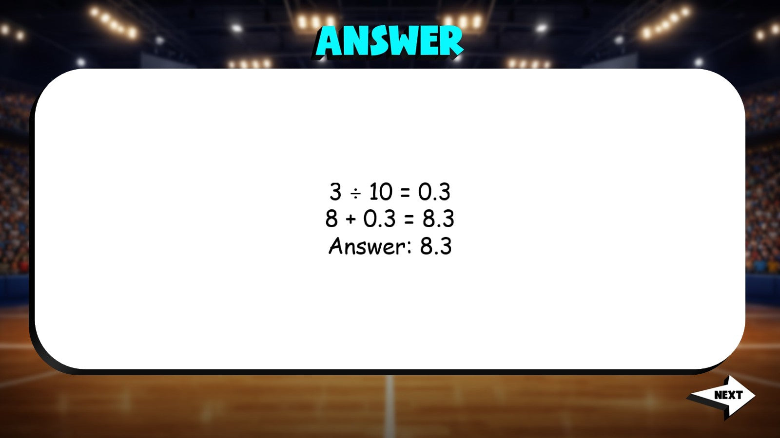 Convert Mixed Numbers & Decimals TRASHKETBALL Math Game - No Prep Grade 6 Review