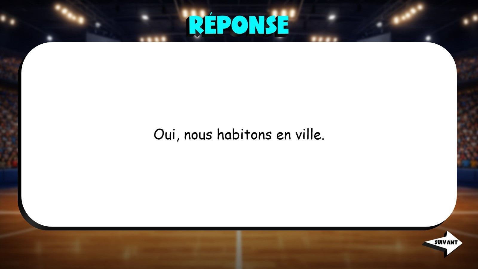 Answer the Question - Storytelling TRASHKETBALL French Game - No Prep Exercise
