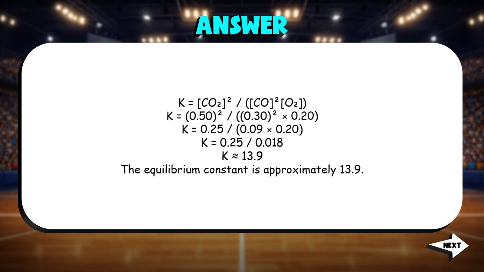 Equilibrium Expressions TRASHKETBALL Science Game - No Prep Chemistry Review