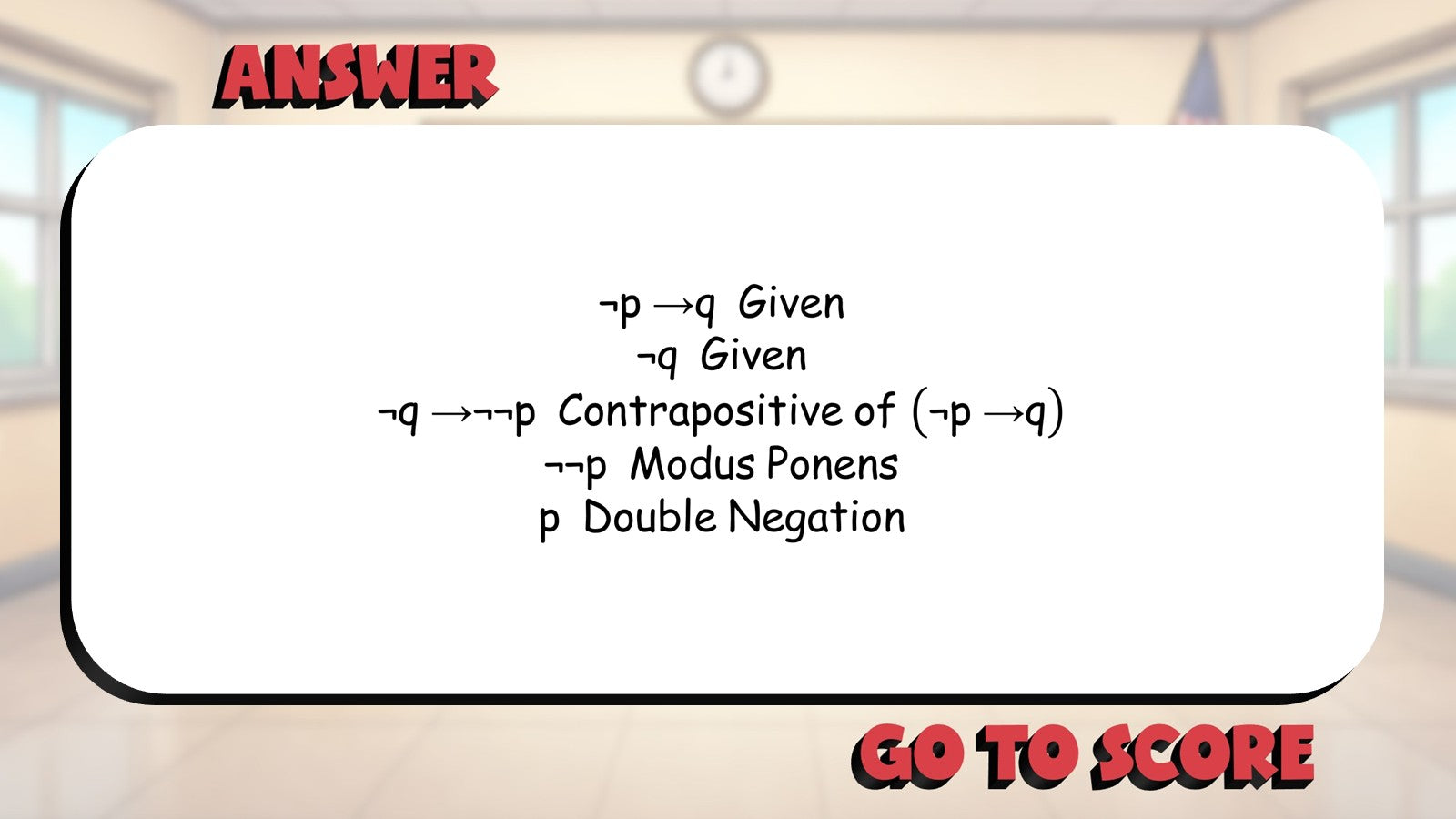Proof Writing BIG TERRIBLE GAME - No Prep Geometry Math Review Activity