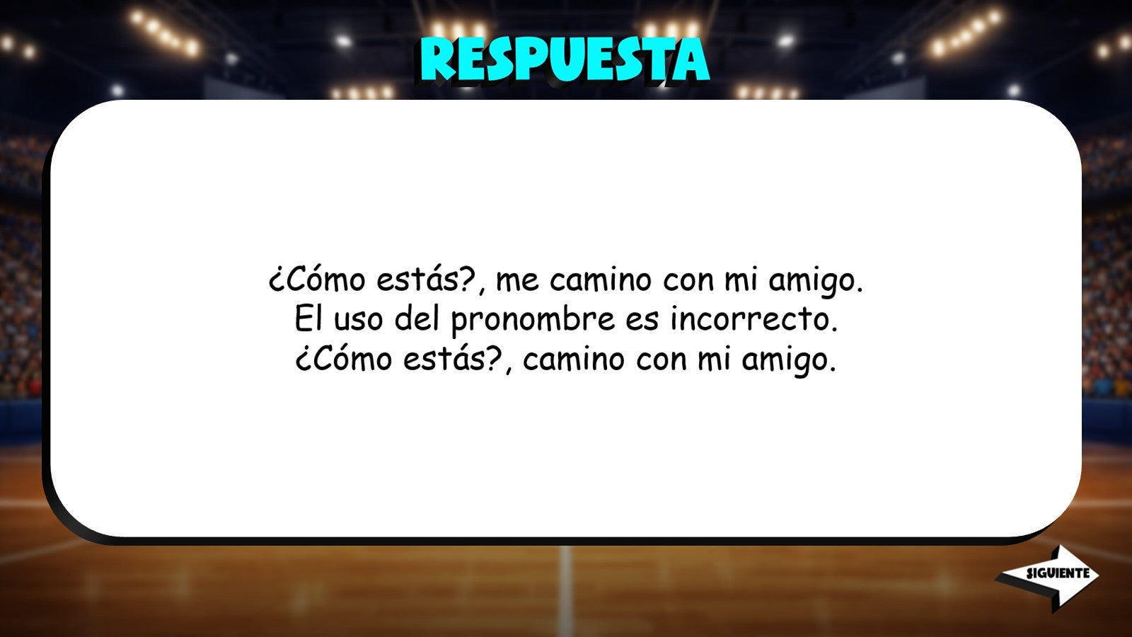 Find the Error - Greetings & Farewells TRASHKETBALL Spanish Game - No Prep