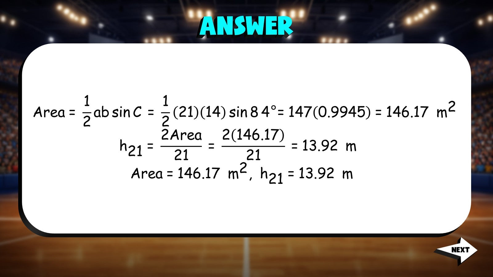 Area of Triangles TRASHKETBALL Math Game - No Prep Algebra 2 Review Activity