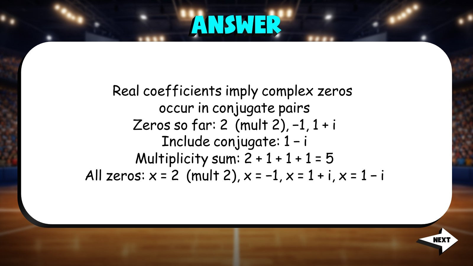 Zeros and Factors TRASHKETBALL Math Game - No Prep Algebra 2 Review Activity