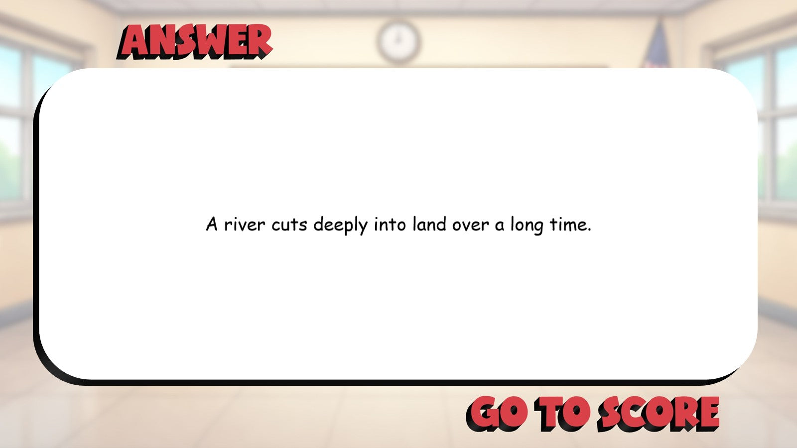 Landforms & Their Formation BIG TERRIBLE GAME - No Prep Grade 4 Science Review
