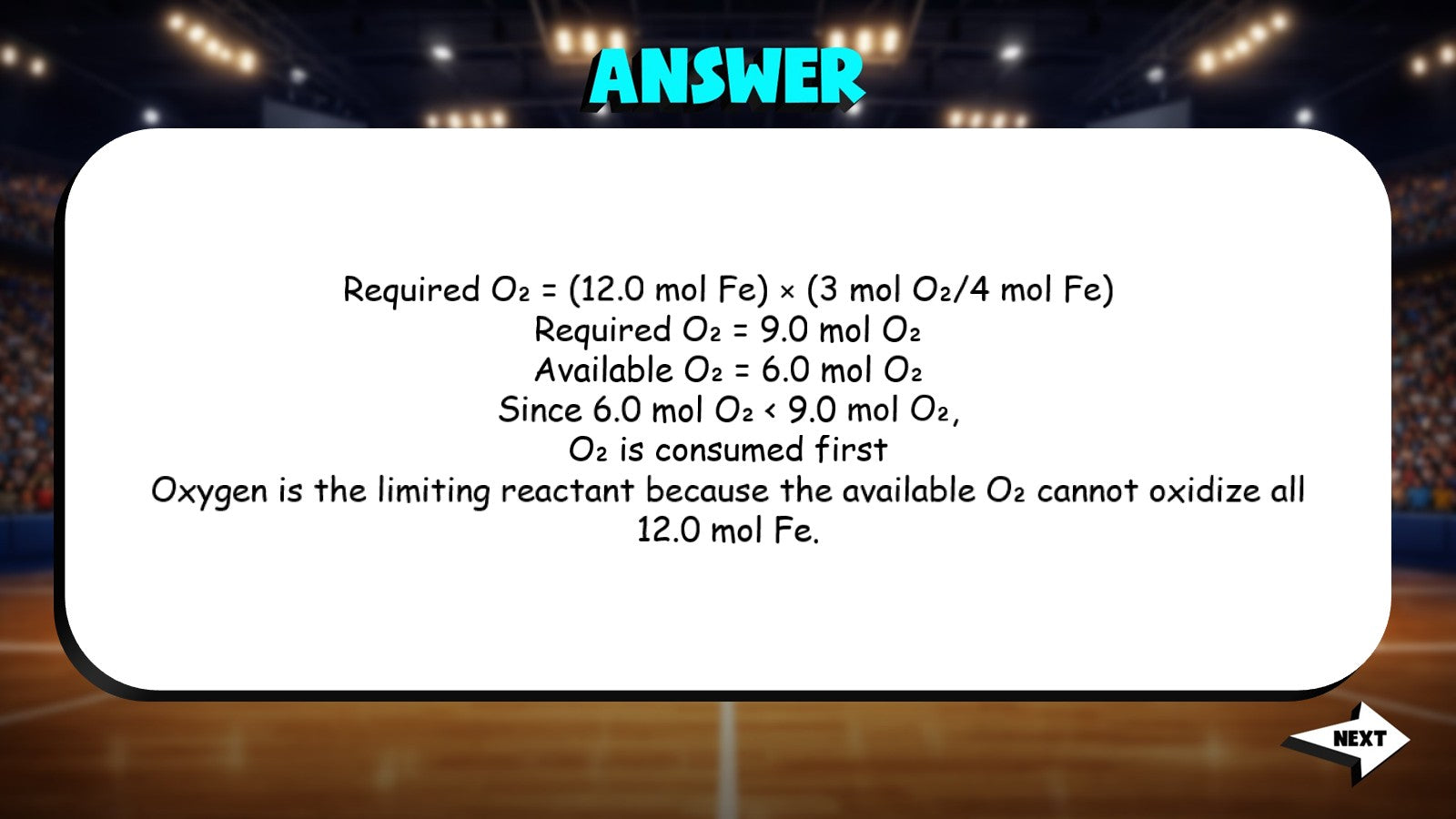 Excess & Limiting Reactants TRASHKETBALL Science Game - No Prep Chemistry Review