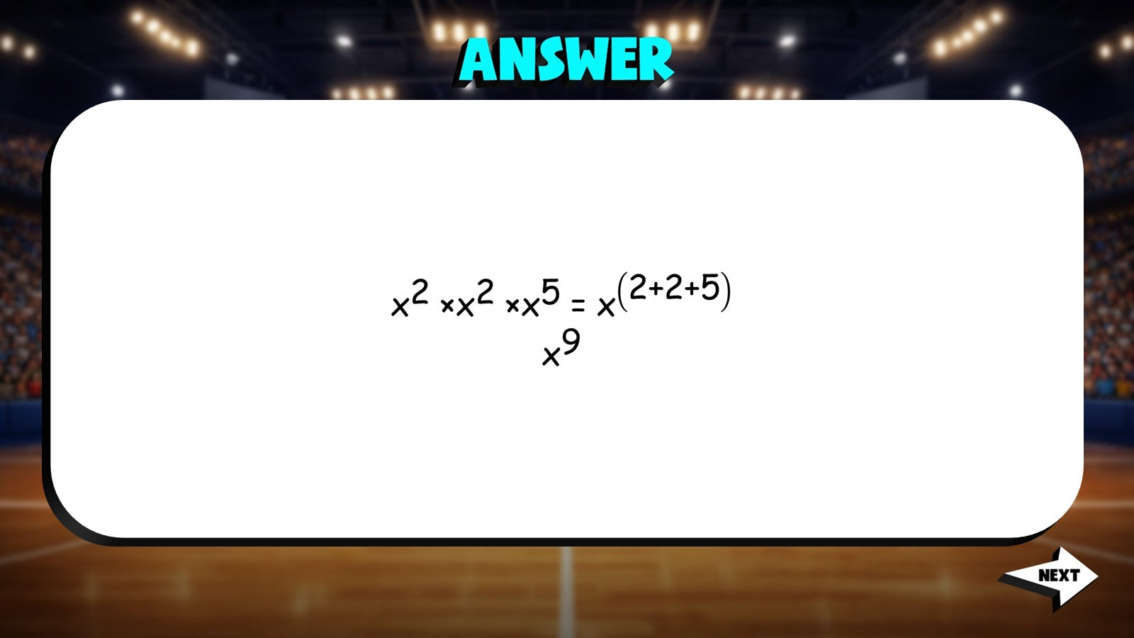 Product Rule of Exponents TRASHKETBALL Math Game - No Prep Algebra 1 Review