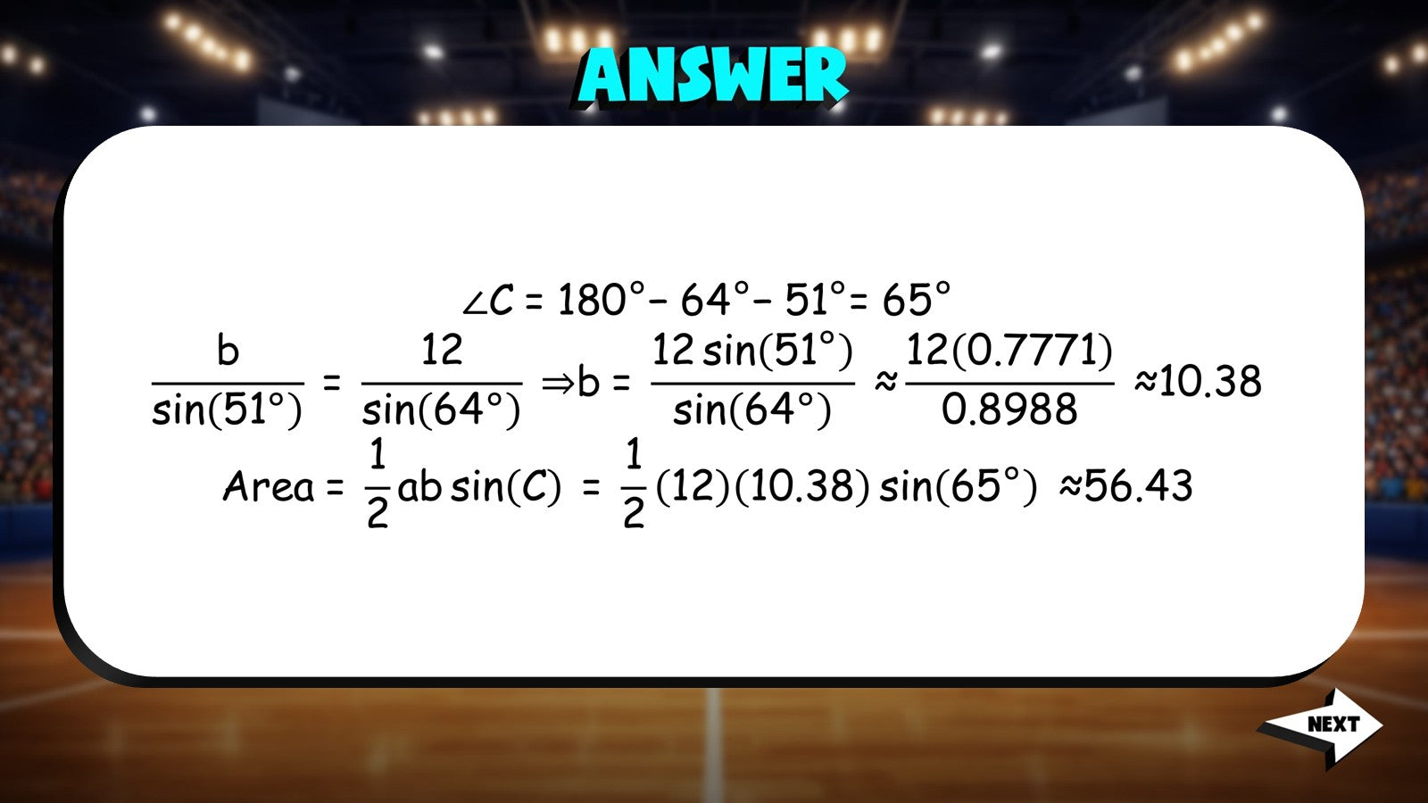 Using Law of Sines TRASHKETBALL Math Game - No Prep Algebra 2 Review Activity