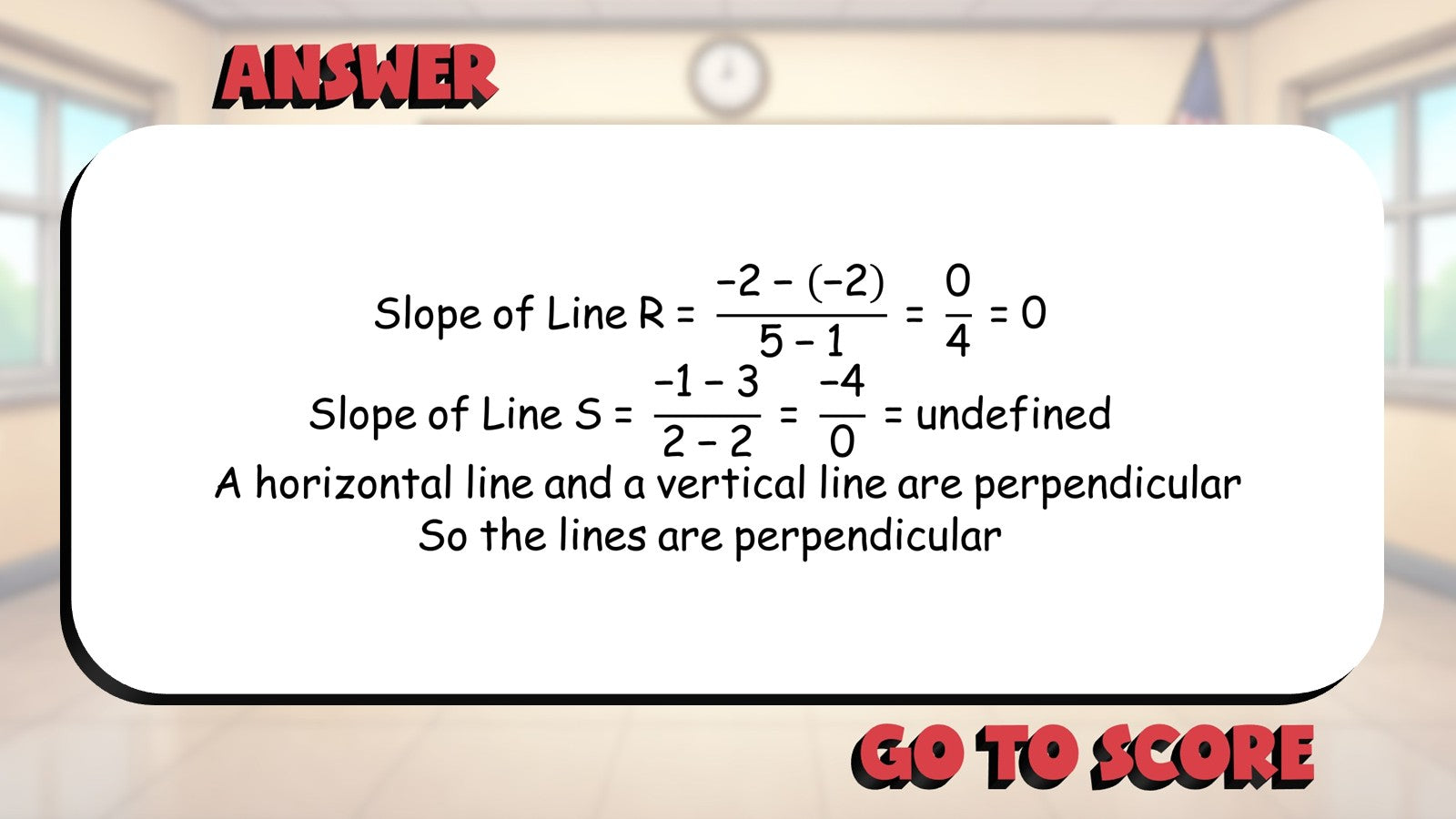 Equations of Lines BIG TERRIBLE GAME - No Prep Geometry Math Review Activity