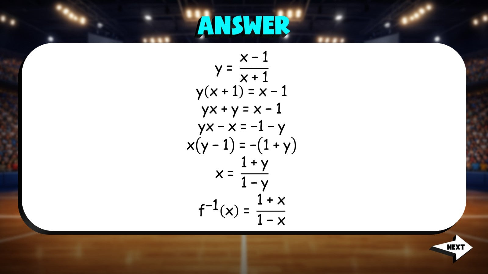 Inverse Functions TRASHKETBALL Math Game - No Prep Algebra 2 Review Activity