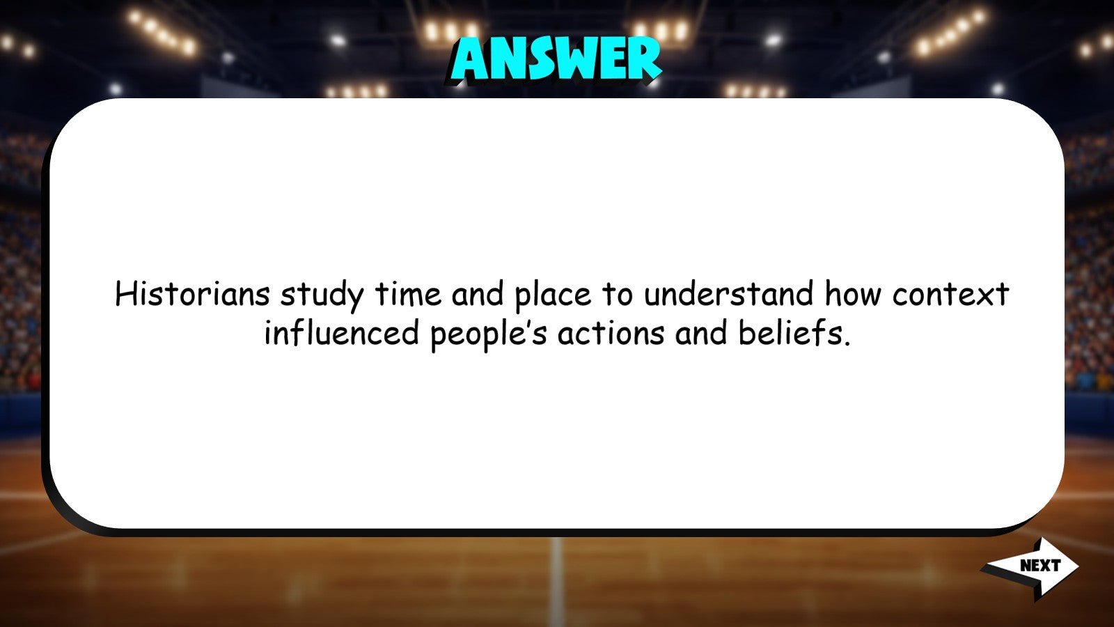 Understanding Historical Context TRASHKETBALL Socials Game - No Prep Grade 3