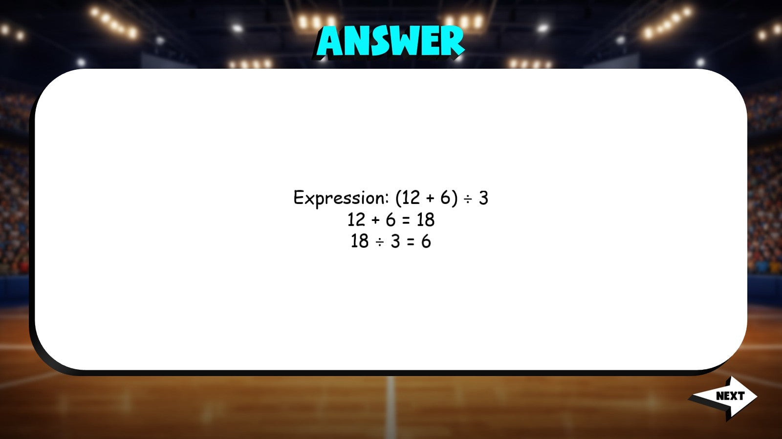 Writing Numerical Expressions from Words TRASHKETBALL Math Game - Grade 4
