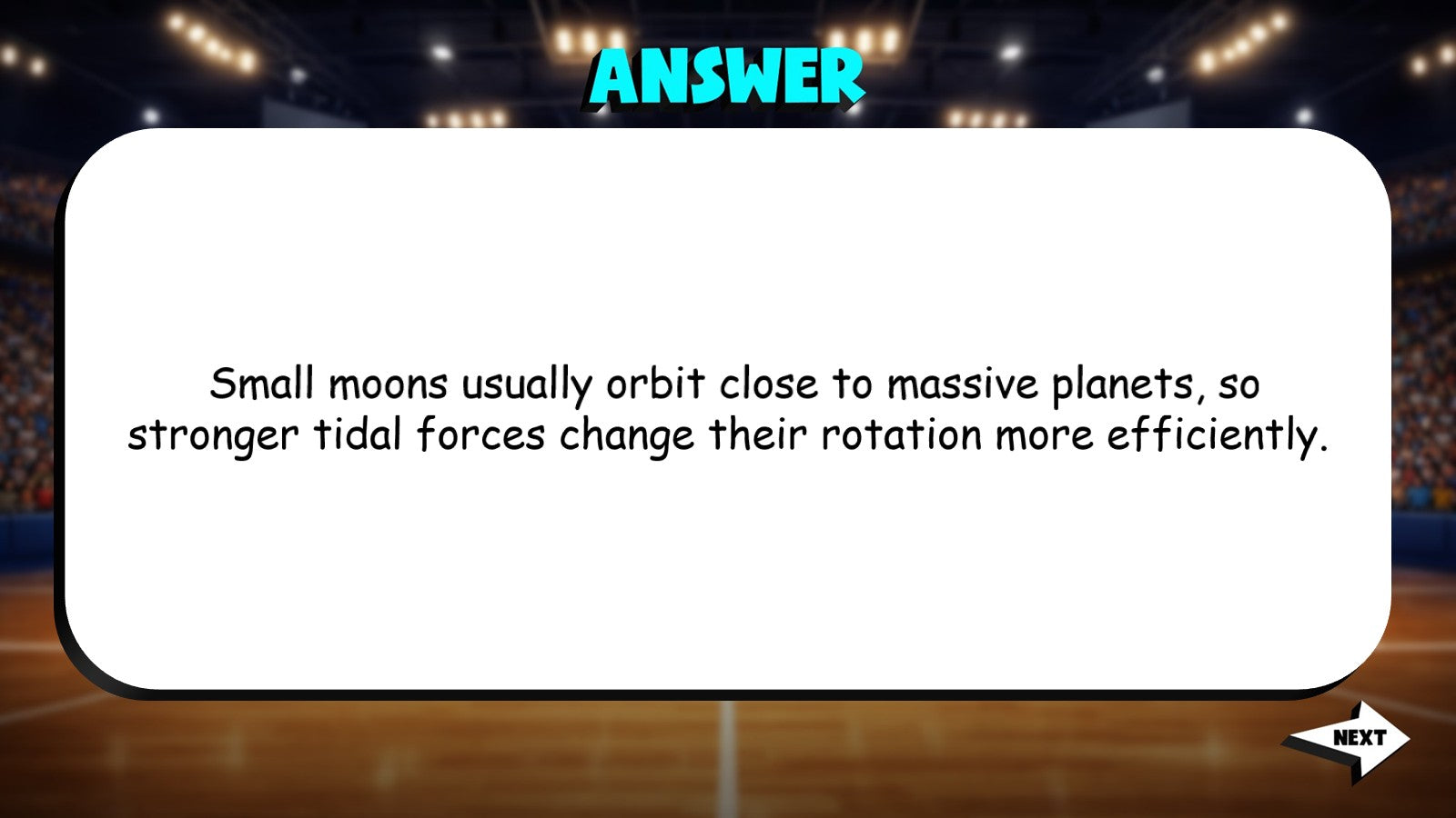 Tidal Locking TRASHKETBALL Science Game - No Prep Astronomy Review Activity