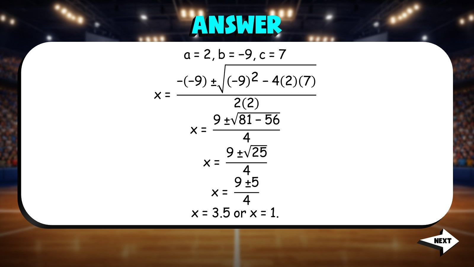 Quadratic Formula TRASHKETBALL Math Game - No Prep Algebra 2 Review Activity