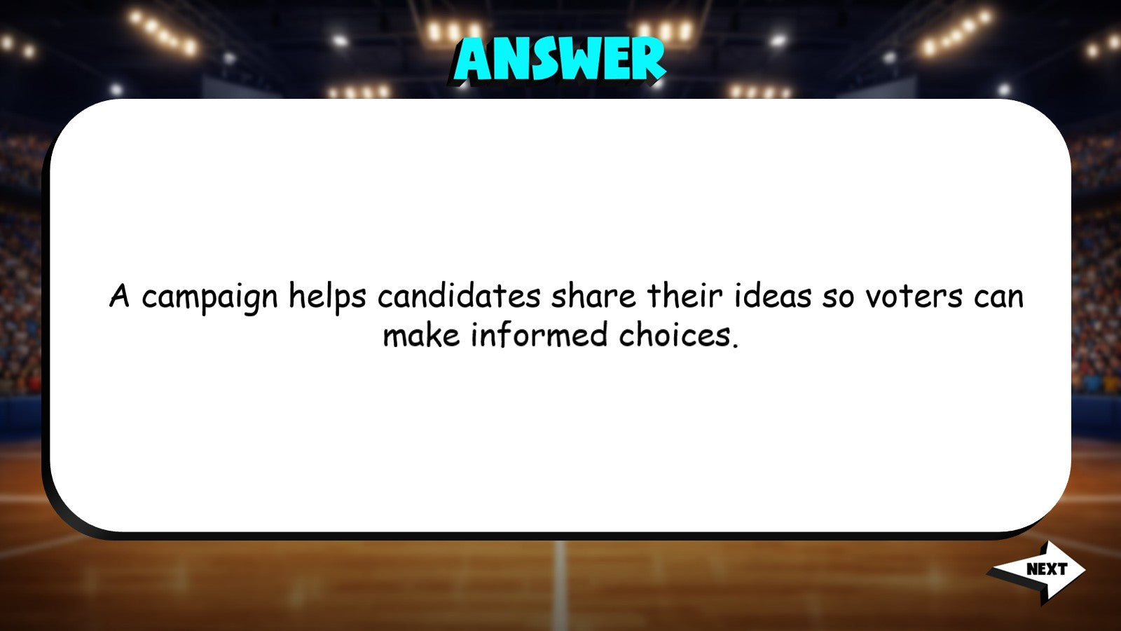 Elections & Voting TRASHKETBALL Socials Game - No Prep Grade 3 Review Activity