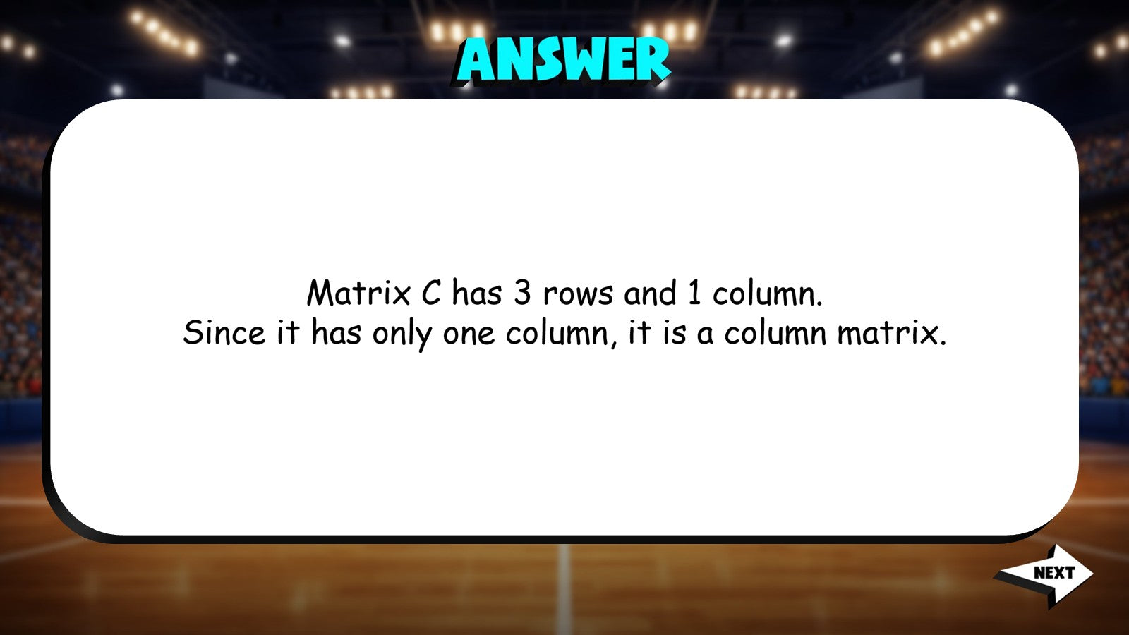 Matrix Definitions TRASHKETBALL Math Game - No Prep Algebra 2 Review Activity