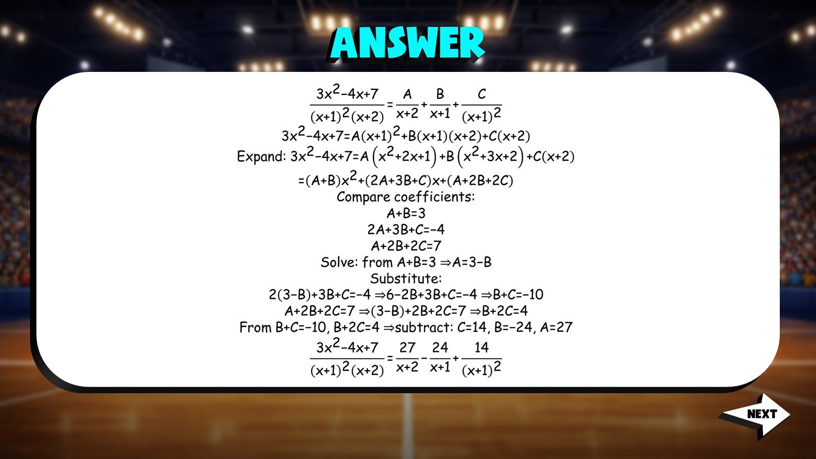 Applications of Partial Fractions TRASHKETBALL Math Game - No Prep PreCalculus