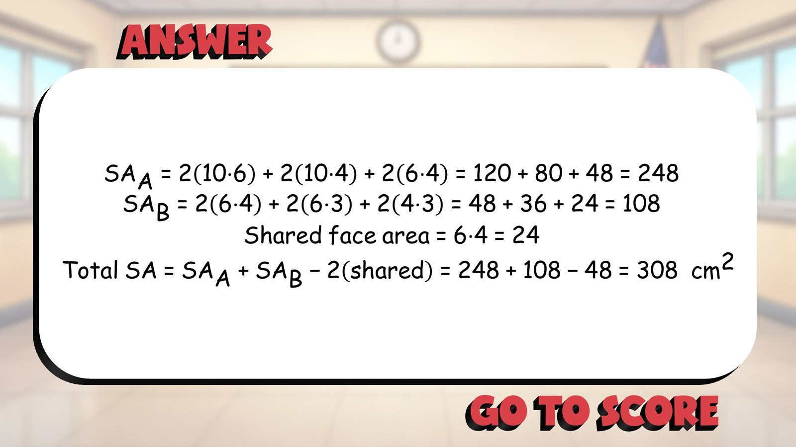 Nets of Solids BIG TERRIBLE GAME - No Prep Geometry Math Review Activity