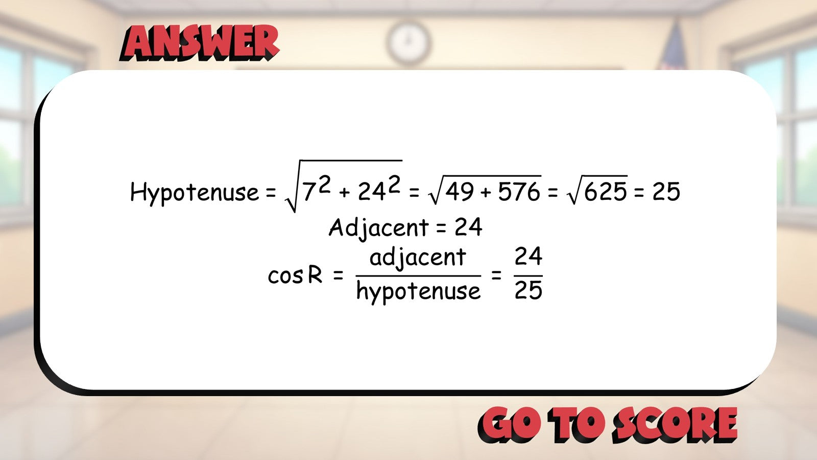 Trigonometric Ratios BIG TERRIBLE GAME - No Prep Geometry Math Review Activity