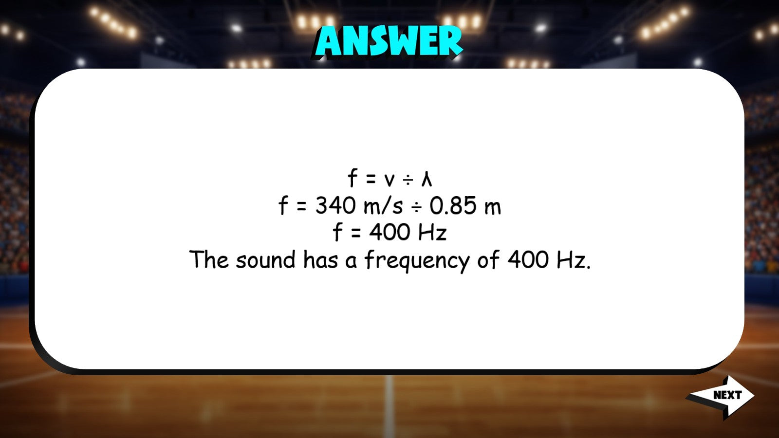 Sound Waves TRASHKETBALL Science Game - No Prep Grade 8 Review Activity