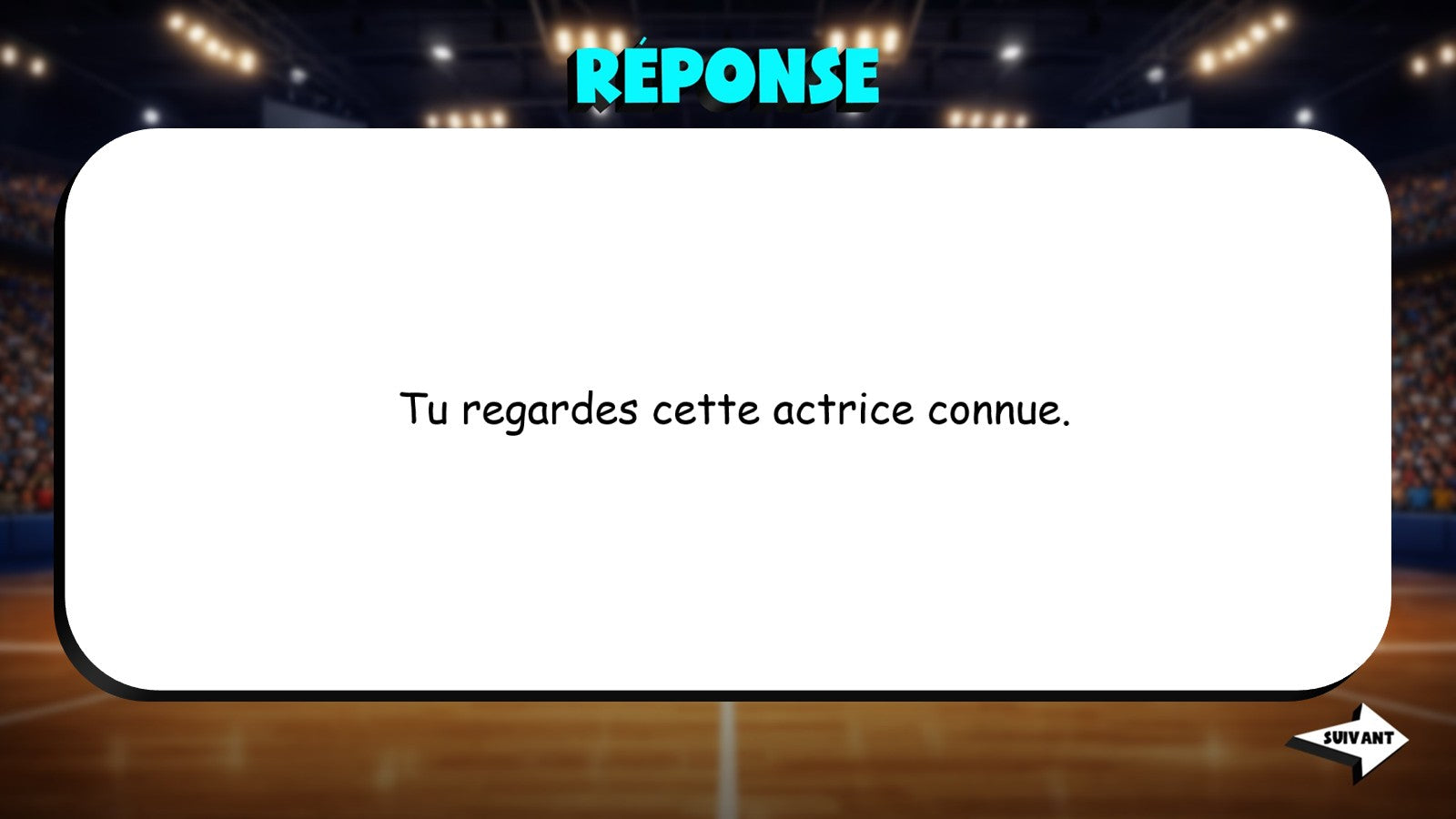 Fill In The Verb - Movies, Music & Games TRASHKETBALL French Game - No Prep