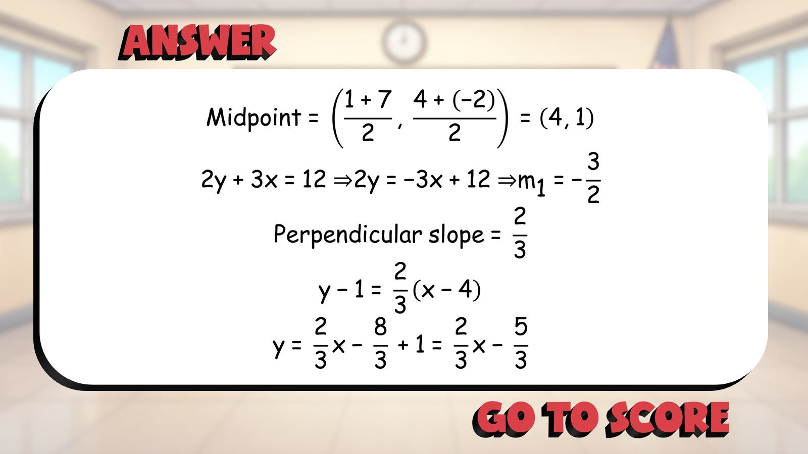 Perpendicular Lines BIG TERRIBLE GAME - No Prep Geometry Math Review Activity