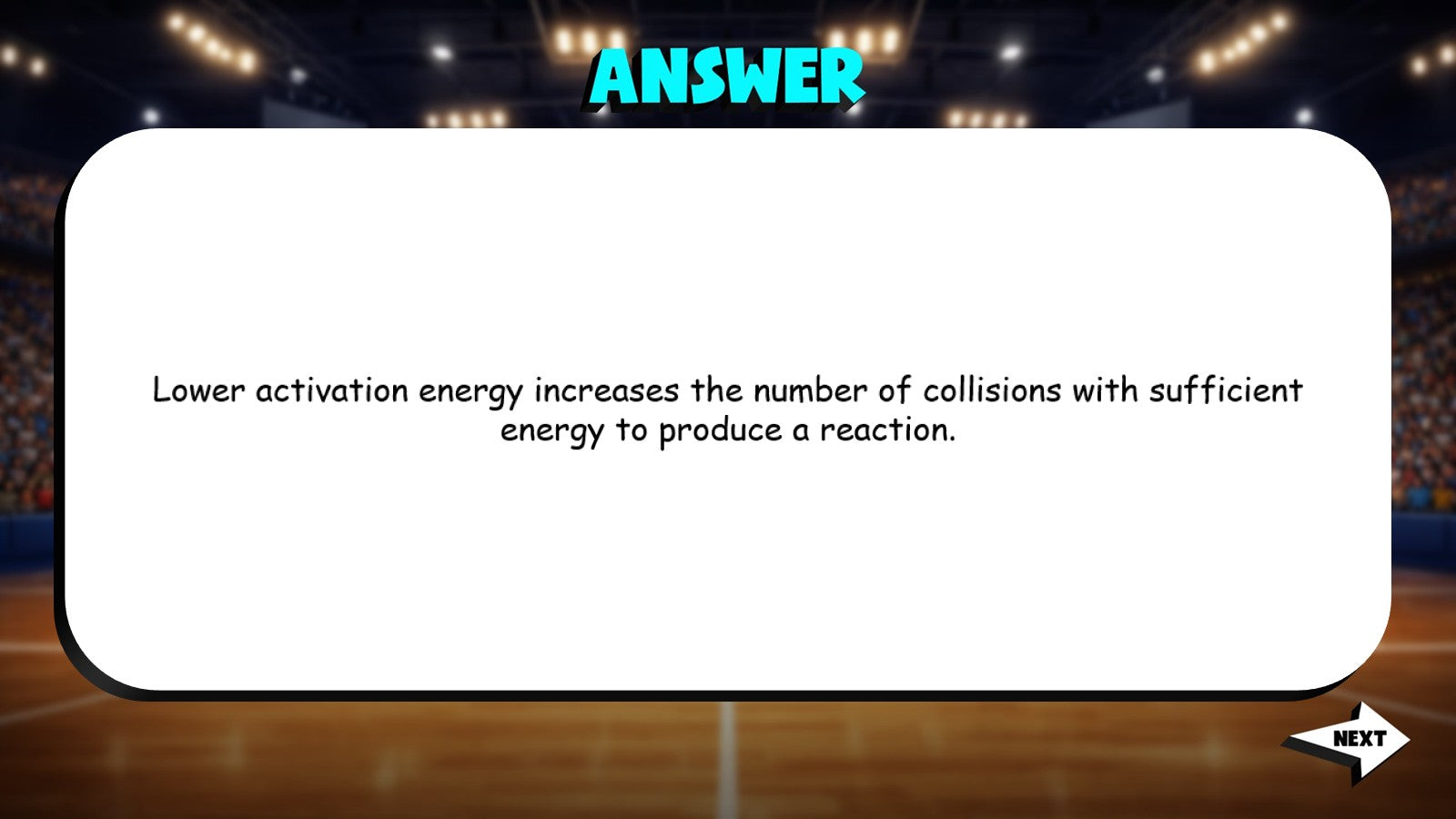 Factors Affecting Reaction Rate TRASHKETBALL Science Game - No Prep Chemistry