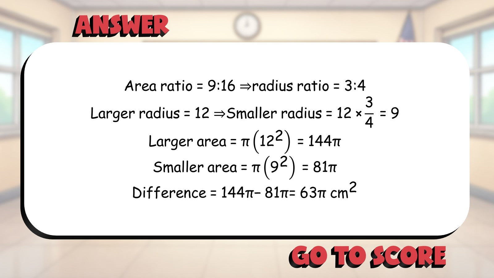 Area of a Circle BIG TERRIBLE GAME - No Prep Geometry Math Review Activity