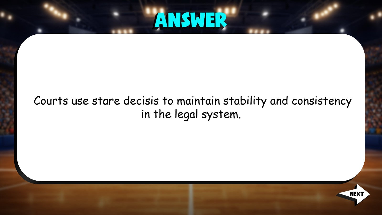 Case Law & Precedent TRASHKETBALL Civics Game - No Prep Review Activity