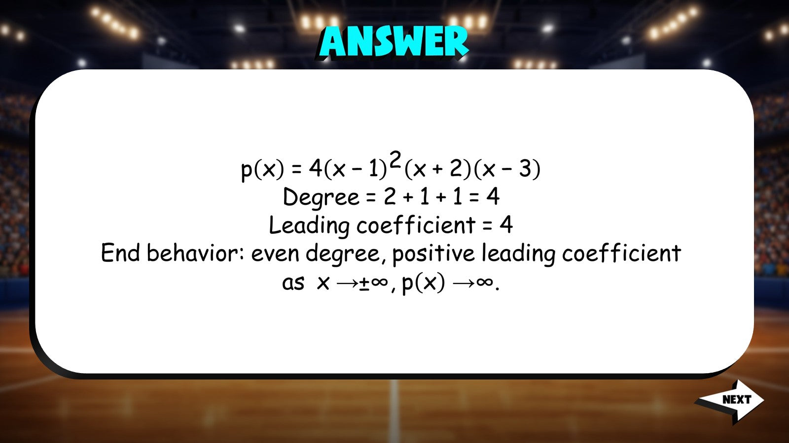 Polynomial Functions TRASHKETBALL Math Game - No Prep PreCalculus Review