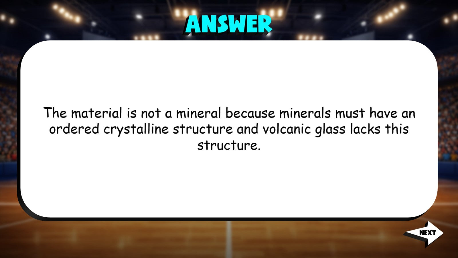 Definition of a Mineral TRASHKETBALL Game - No Prep Earth Science Review