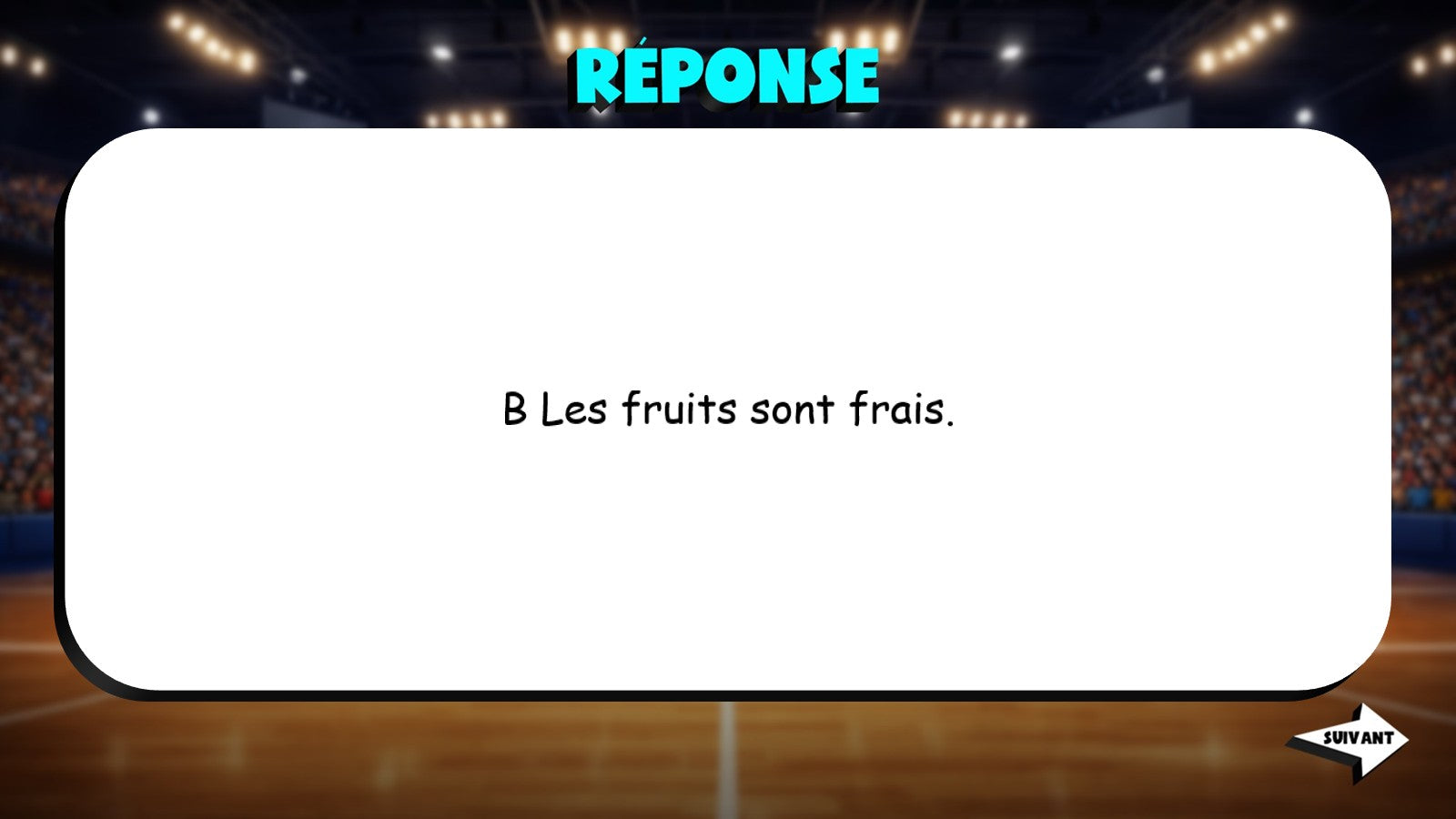 Select Correct Sentence - Shopping TRASHKETBALL French Game - No Prep Exercise