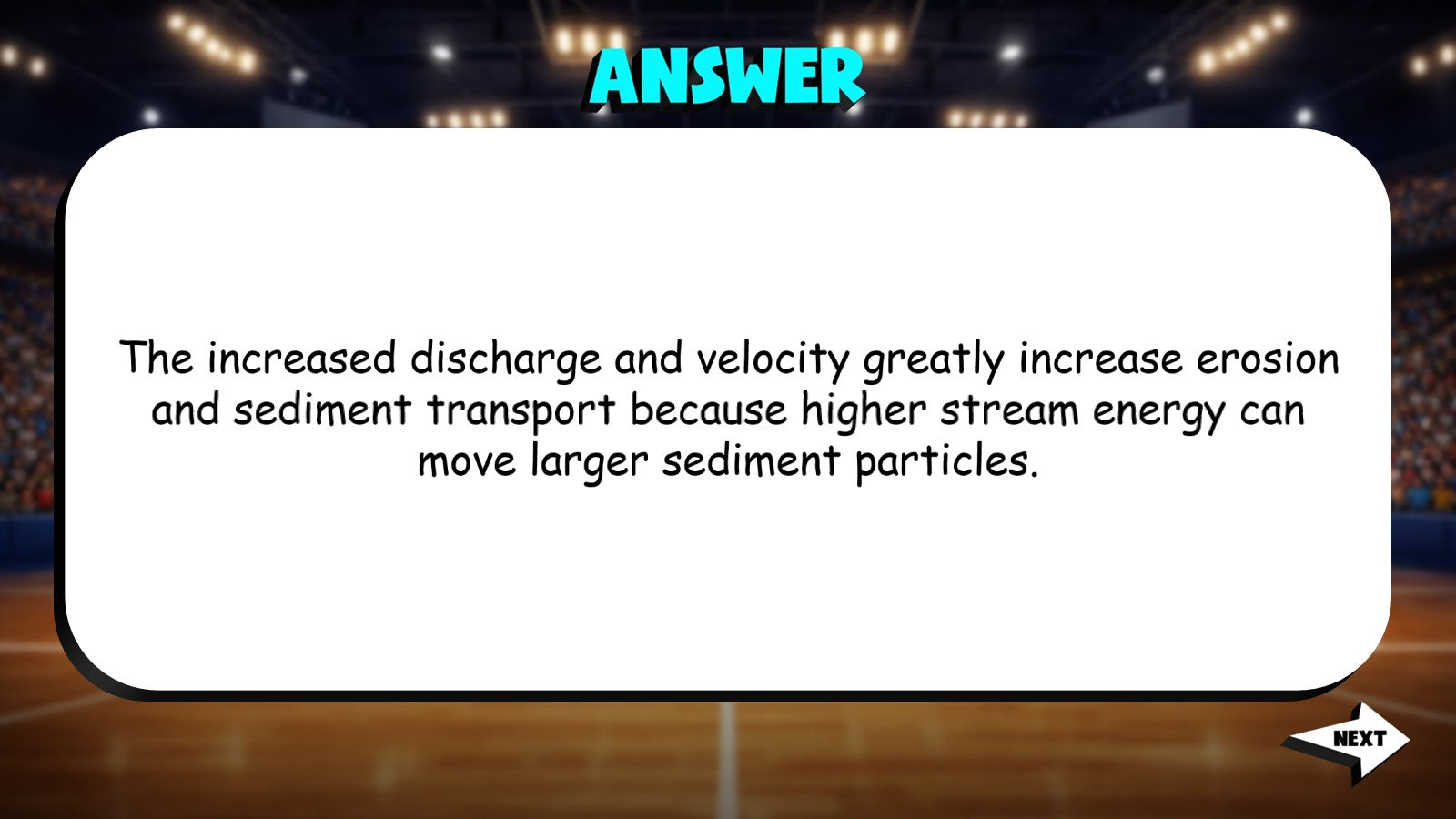 Stream Erosion & Deposition TRASHKETBALL Game - No Prep Earth Science Review