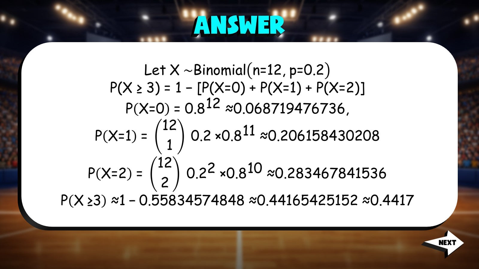 Binomial Theorem TRASHKETBALL Math Game - No Prep PreCalculus Review Activity