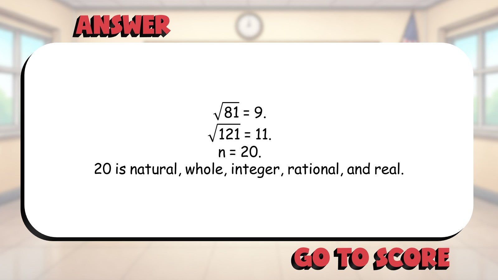 The Real Number System BIG TERRIBLE GAME - No Prep Algebra 1 Math Review
