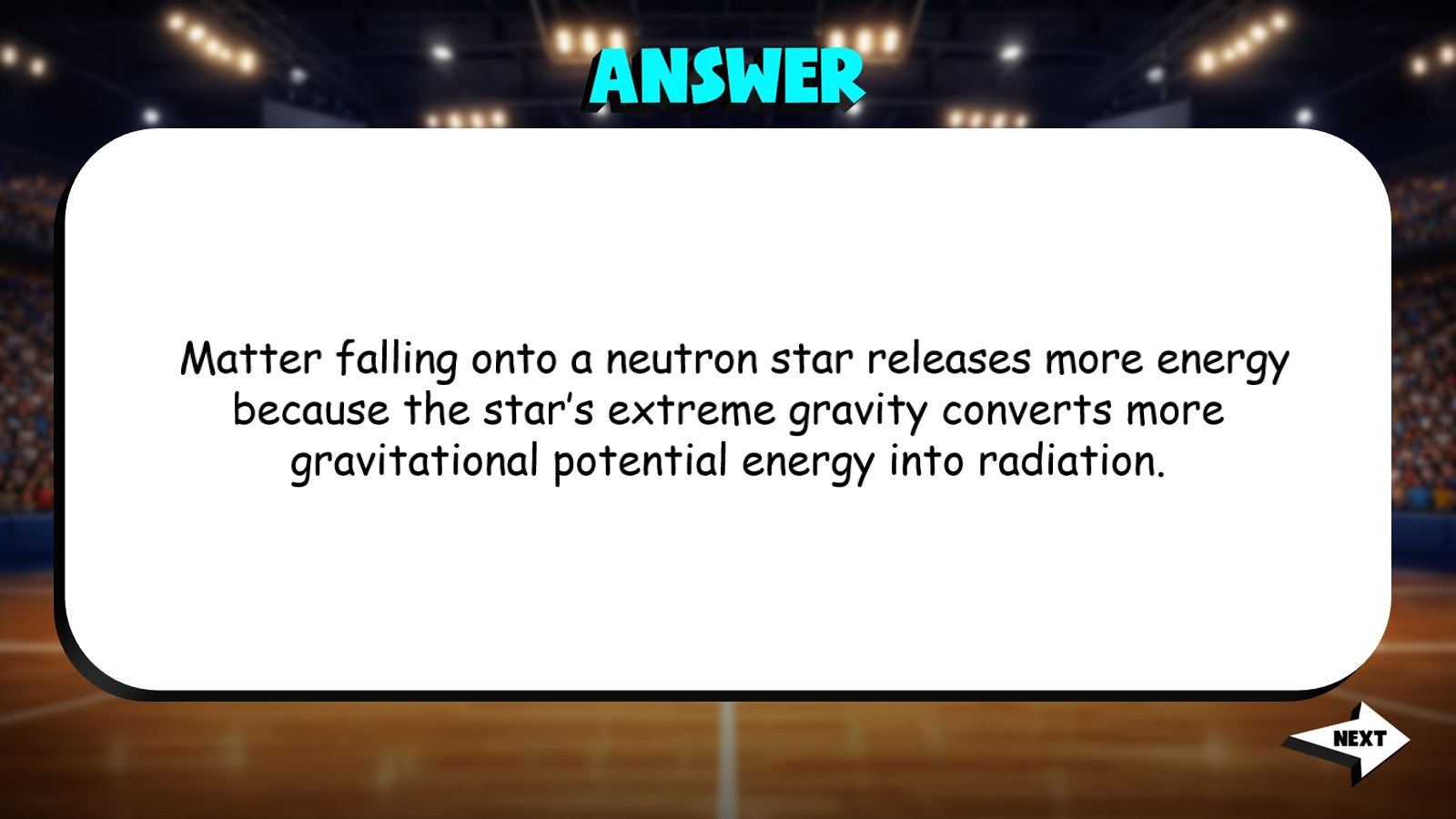 Neutron Stars & Pulsars TRASHKETBALL Science Game - No Prep Astronomy Review