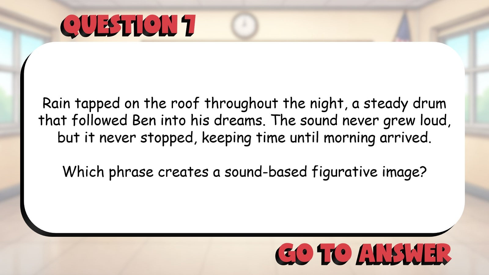 Figurative Language & Connotation BIG TERRIBLE GAME - No Prep Grade 5 ELA Review