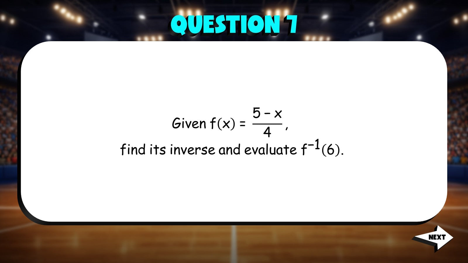 Inverse Function Definition TRASHKETBALL Math Game - No Prep Algebra 2 Review