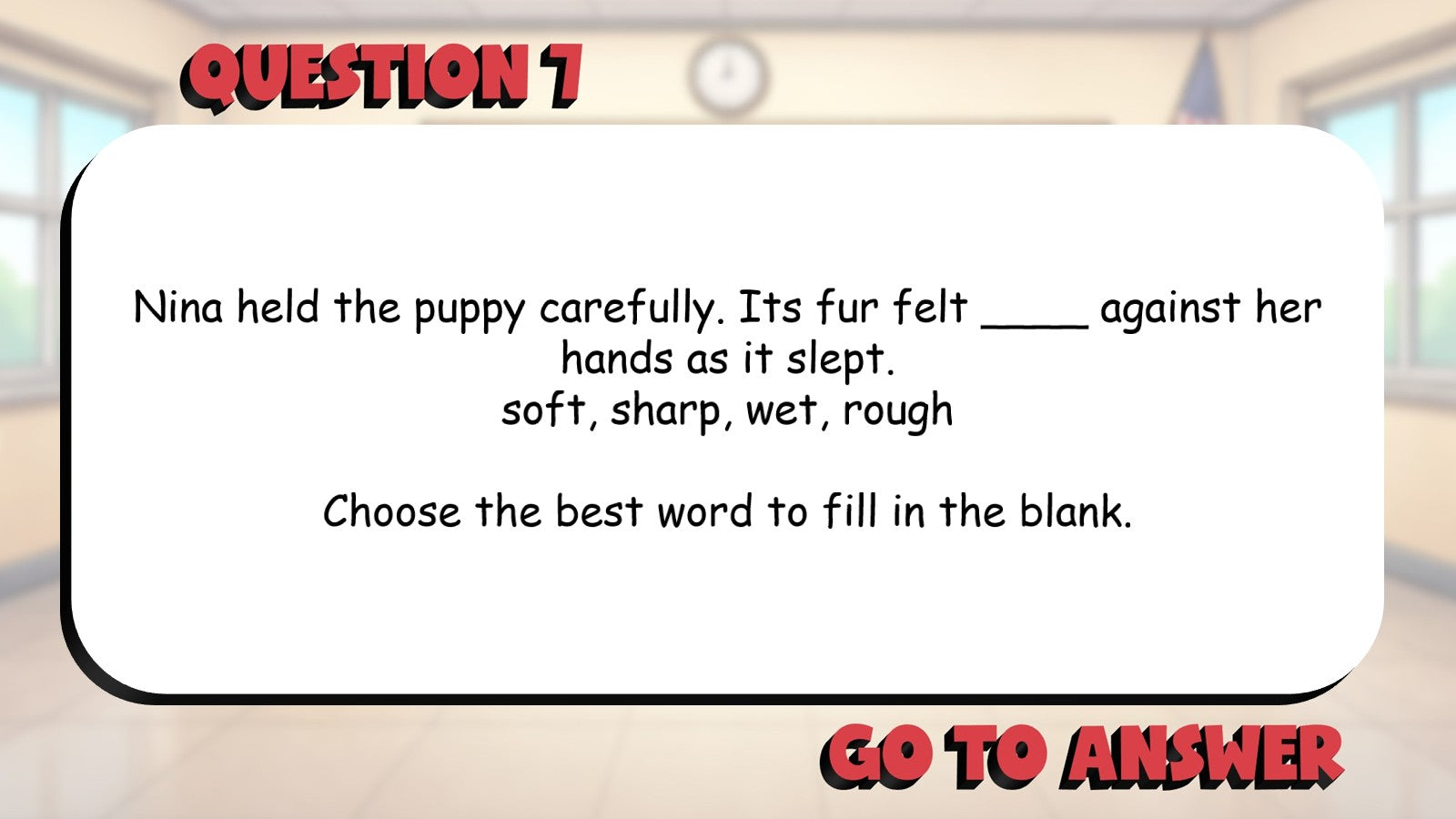 Select Revisions That Improve Word Choice BIG TERRIBLE GAME - Grade 3 ELA Review
