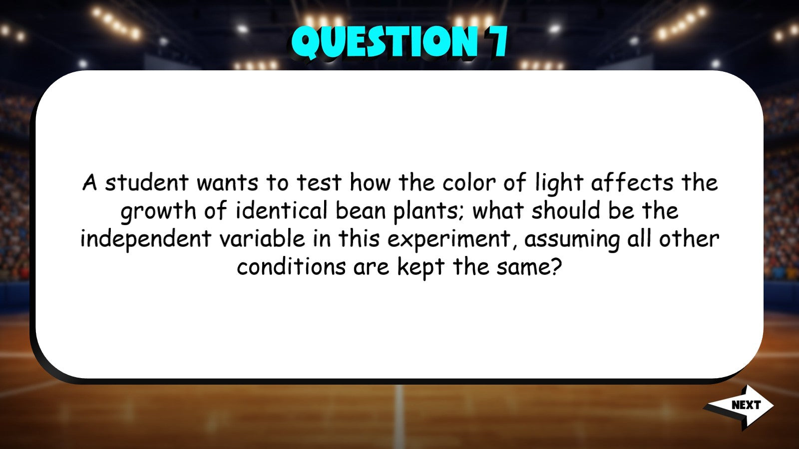 Color & Vision TRASHKETBALL Science Game - No Prep Grade 8 Review Activity