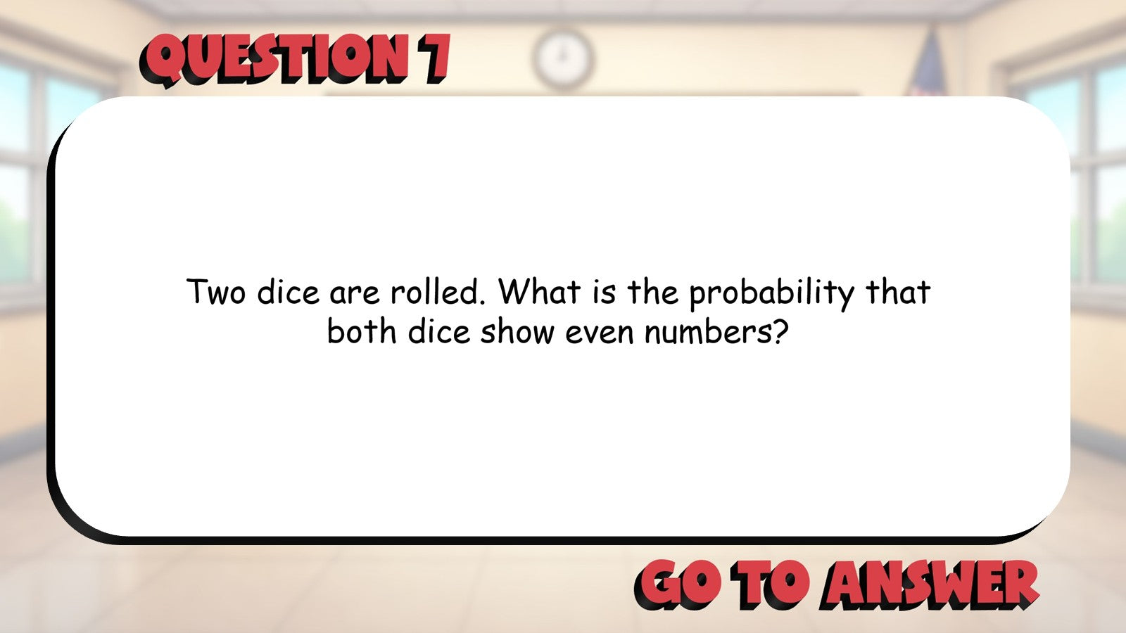 Independent & Dependent Events BIG TERRIBLE GAME - No Prep Algebra 2 Math Review