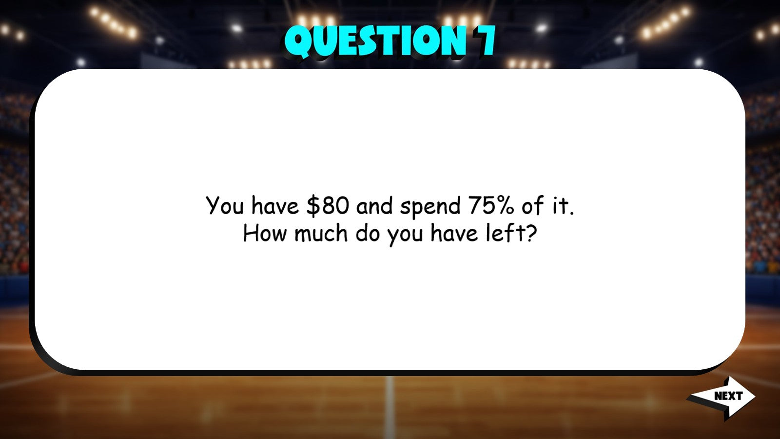 Financial Literacy TRASHKETBALL Math Game - No Prep Grade 7 Review Activity