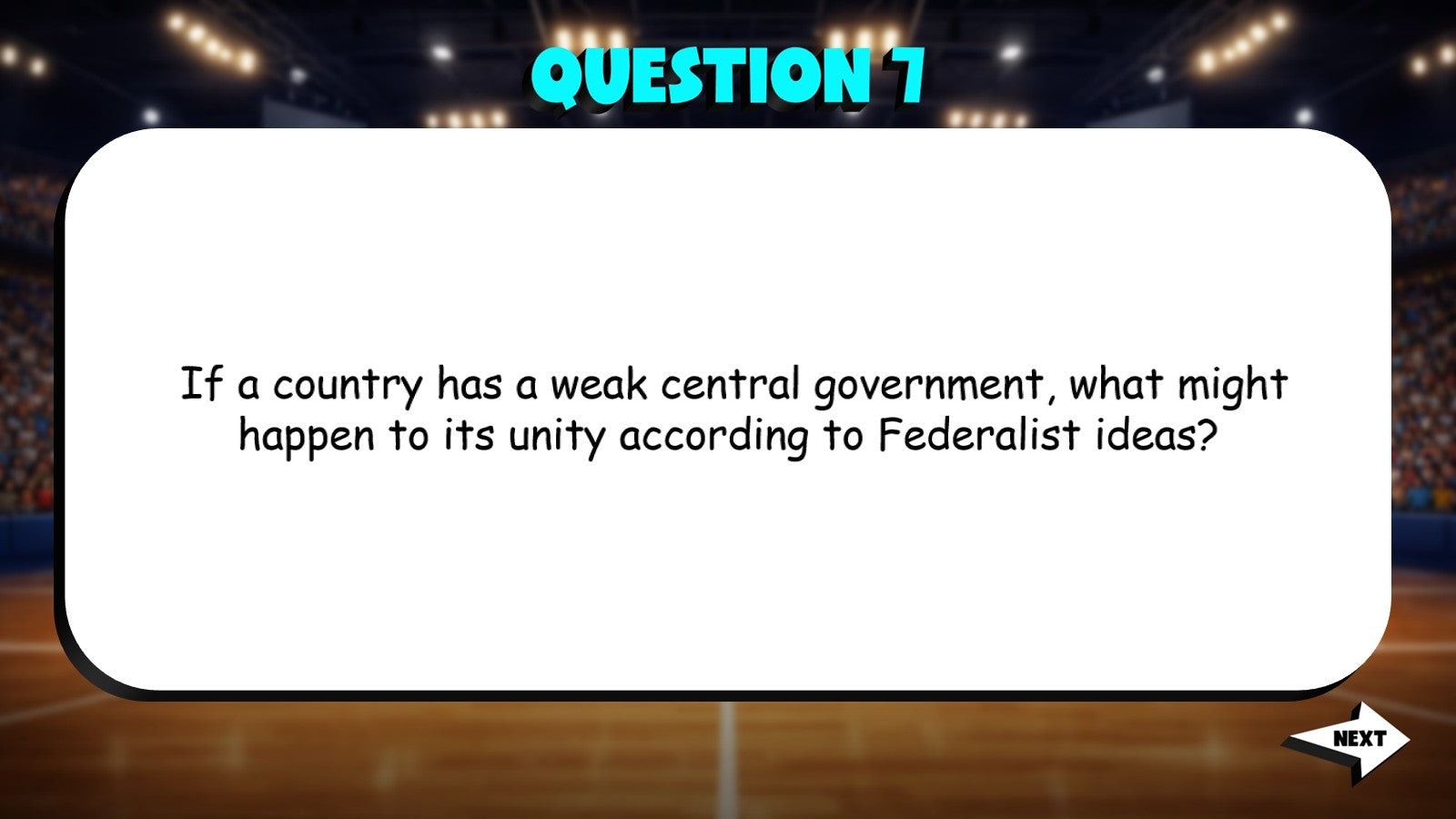 Federalists vs Anti Federalists TRASHKETBALL Socials Game - No Prep Grade 5