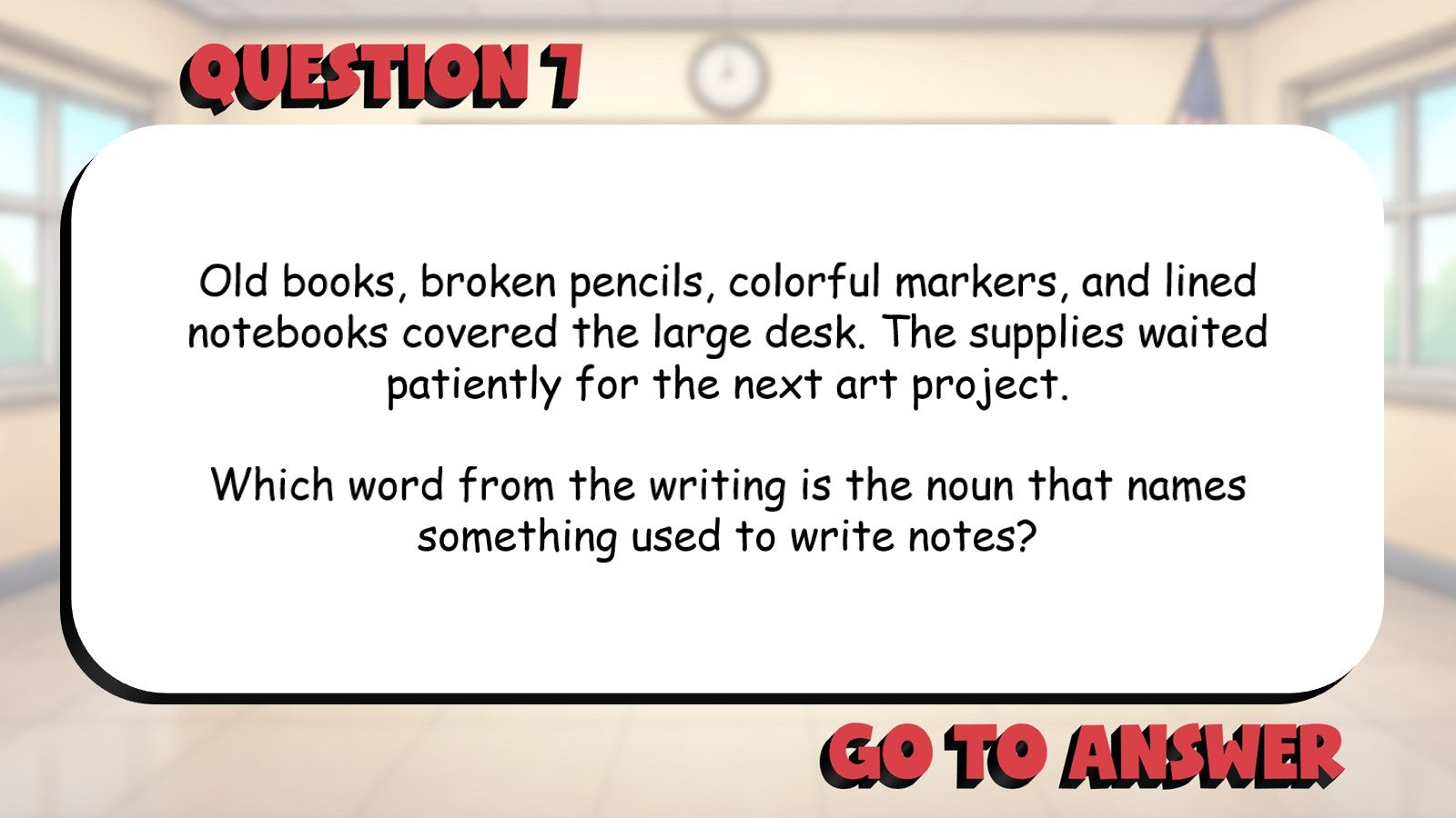 Identify Nouns Verbs Adjectives & Adverbs BIG TERRIBLE GAME - Grade 4 ELA Review