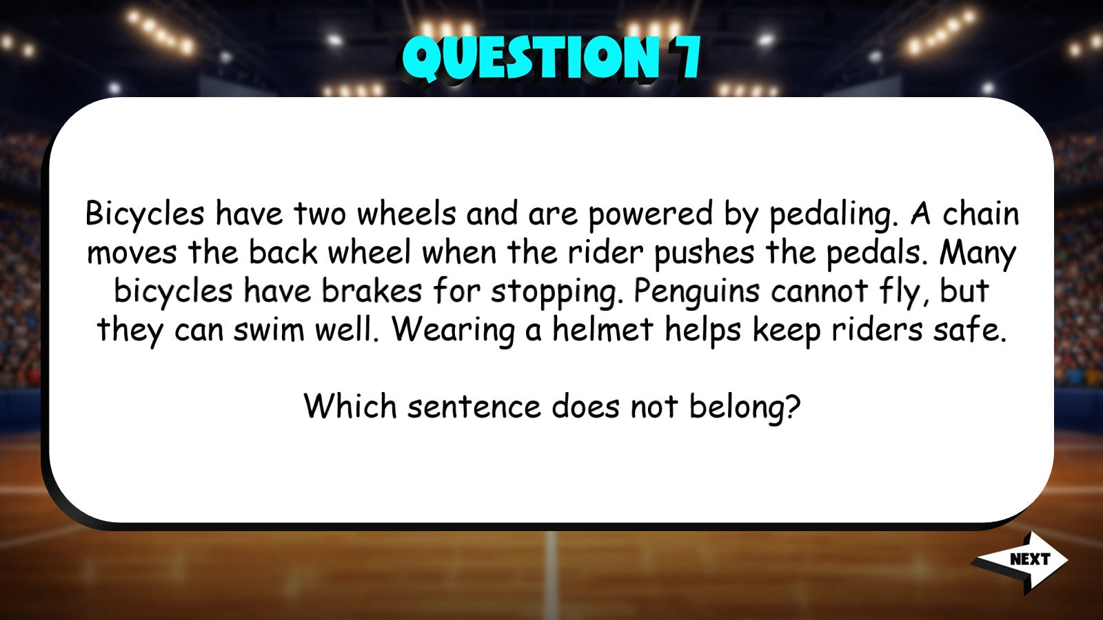 Identify Off Topic Information TRASHKETBALL ELA Game - No Prep Grade 3 Review
