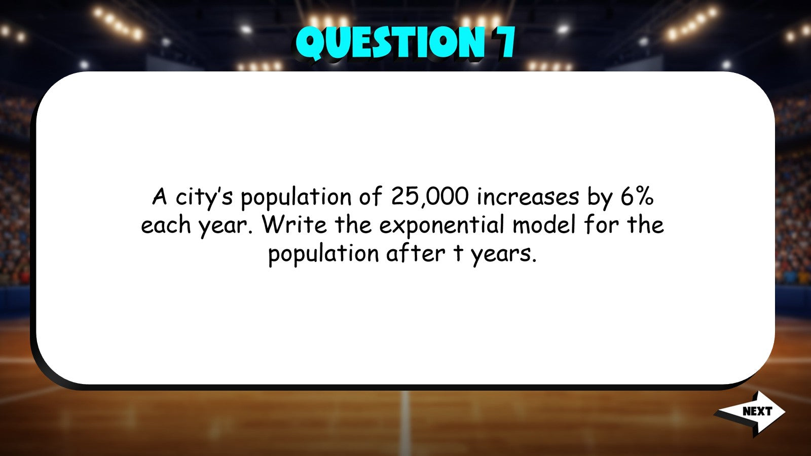 Growth Equations TRASHKETBALL Math Game - No Prep Algebra 1 Review Activity